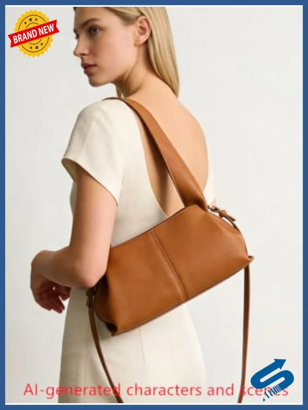 Vegan Leather Hobo Dumpling Handbag for Women Lightweight with Zipper Pockets